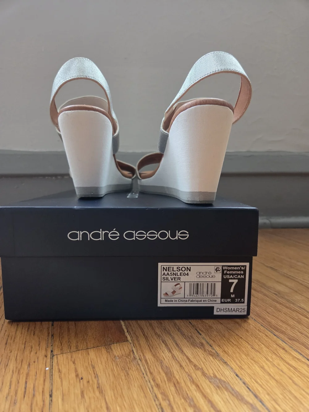 Andre Assous comfortable silver